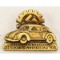 German WWII 1938 Gold Volkswagen Plant Badge