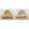 German WWII 1938 Silver & Gold Volkswagen Badges