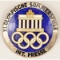 German WWII 1936 Berlin Olympics Intl Press Badge