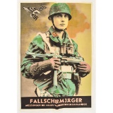 German WWII Luftwaffe Paratrooper Recruiting Poste