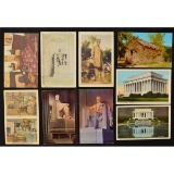 Lot of 9 Vintage Abraham Lincoln Postcards