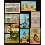 Lot of 9 Lincoln Postcards