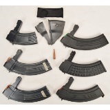 Lot of 7 Magazines & Approx 30 Rounds SKS