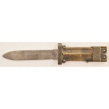 German WWII Waffen SS Butterfly Combat Boot Knife