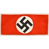 German WWII SA/NSDAP Political Swastika Arm Band