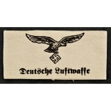 German WWII Deutsche Luftwaffe Eagle Arm Band