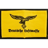 German WWII Deutsche Luftwaffe Eagle Arm Band