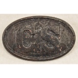 Confederate CSA Civil War Enlisted Man Box Plate