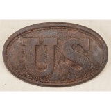 US Civil War 1861 Cartridge Box Plate