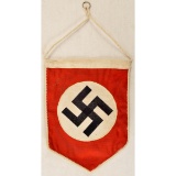 German WWII Swastika Officer Desk Banner Flag