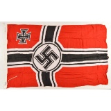 German WWII Naval Kriegsmarine Swastika Batt Flag