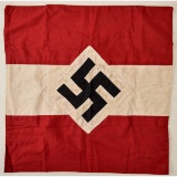 German WWII Hitler Youth HJ Trumpet Banner Flag
