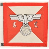 German WWII Political NSDAP Gauleiter Car Pennant