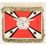 German WWII Luftwaffe Flak Reg. 23 Trumpet Banner