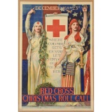 World War I Christmas Red Cross Poster