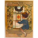 OCT WWI Era Red Cross Lithograph