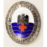 German WWII Red Cross Water Rescue Breast Badge