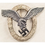 German WWII Luftwaffe Pilot Badge