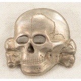 German WWII Waffen SS Officer Visor Cap Skull
