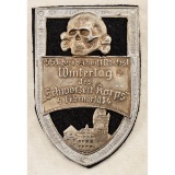 German WWII Waffen SS 1934 Wintertag Skull Badge