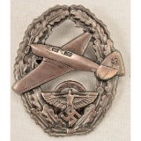 German WWII Pre Luftwaffe NSFK Glider Badge