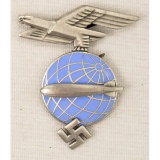 German WWII Army Zeppelin Airship Officer CapBadge