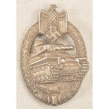 German WWII Army Heer Silver Tank Assault Badge