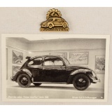 German WWII 1938 Volkswagen Groundbreaking Badge