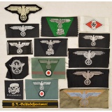 Lot of 13 German WWII Waffen SS / Army Insignia