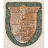 German WWII Army 1943 KUBAN Sleeve Shield