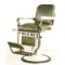 Vintage Theo-A-Kochs White Porcelain Barber Chair