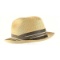 Stetson Straw Fedora Hat Men's With Box Size 7 3/8