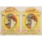 Lot Of 2 Cardboard Advertising Doris Hair Nets