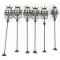 Lot of 6 Matching Gas Outdoor Porch Lamps