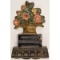 Cast Iron Flower Basket Doorstop