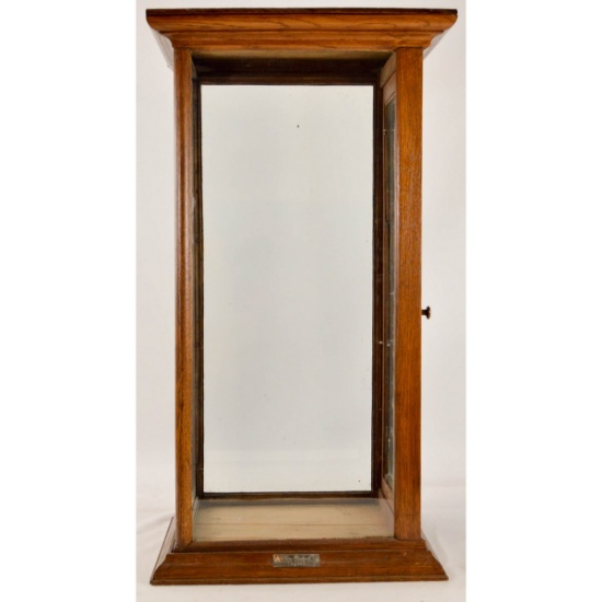 Oak & Glass Counter Display Case