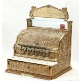 Antique Brass National Cash Register #332