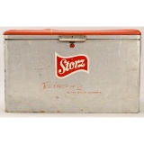 Vintage Storz Metal Cooler w/Red Pad