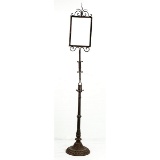 Antique Ornate Cast Iron Marquee Stand