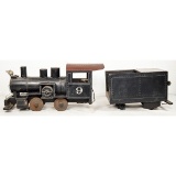 Folk Art Operating Locomotive