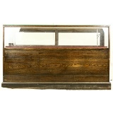 Country Store Counter Display Oak Show Case