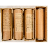 Lot of 4 Mills Violano Piano Rolls