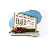 Vintage Light Up Animated Elgin Store Display