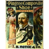 Late 1800s Pingree Composite Shoe Poster
