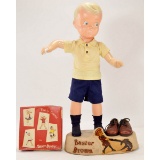 Vintage Buster Brown Shoes Boy Mannequin Display