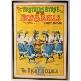 Vintage Vaudeville Advertising Show Poster, Sign
