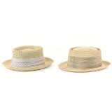 Lot of 2 Straw Hats