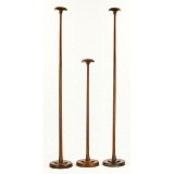 Lot of 3 Country Store Wood Hat Stands