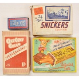 Lot of 4 Vintage Candy Boxes