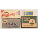 Lot of 4 Vintage Candy Boxes